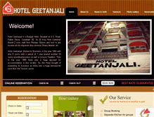 Tablet Screenshot of hotelgeetanjaliguwahati.com